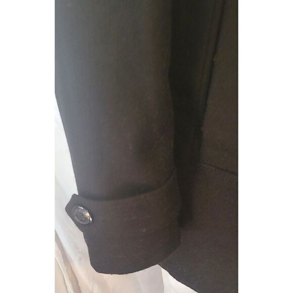 London Fog Double Breasted Wool Blend Pea Coat - Size M - Picture 4 of 9